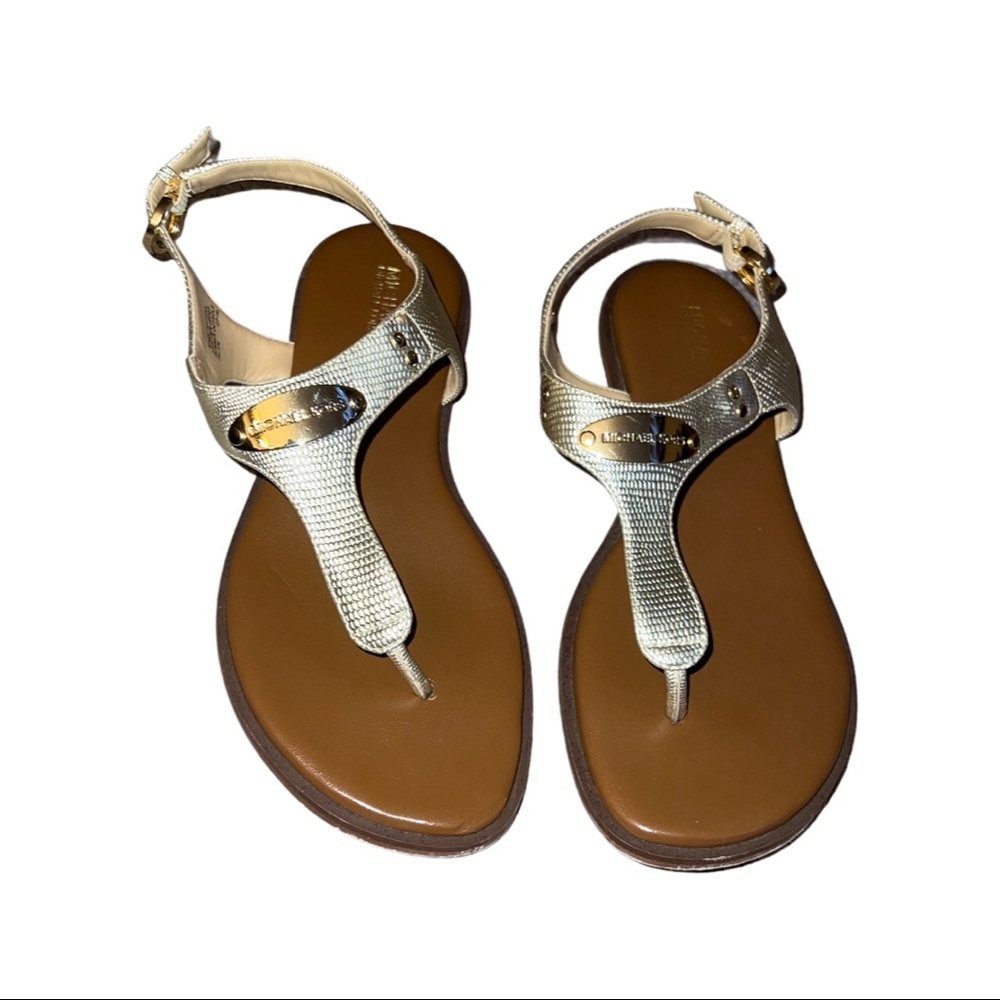 Gold Michael kors sandals